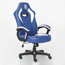 Silla de Juego Ergonómica con Acabado de Cuero Sintético - Silla de Oficina Estilo Carrera Ajustable con Soporte Lumbar y Apoyabrazos, Perfecta para Uso en Casa o Oficina