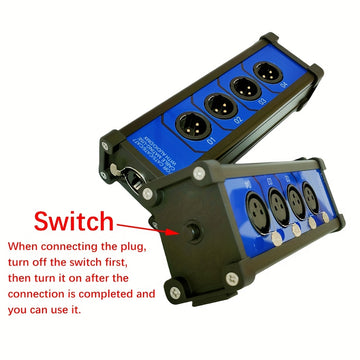 Cable de Desglose XLR a RJ45 de 4 Canales - Extensor Ethernet Cat 5/6 para Escenario, Sonido y Iluminación | Calidad de Audio Profesional con Bajo Ruido y Alta Flexibilidad