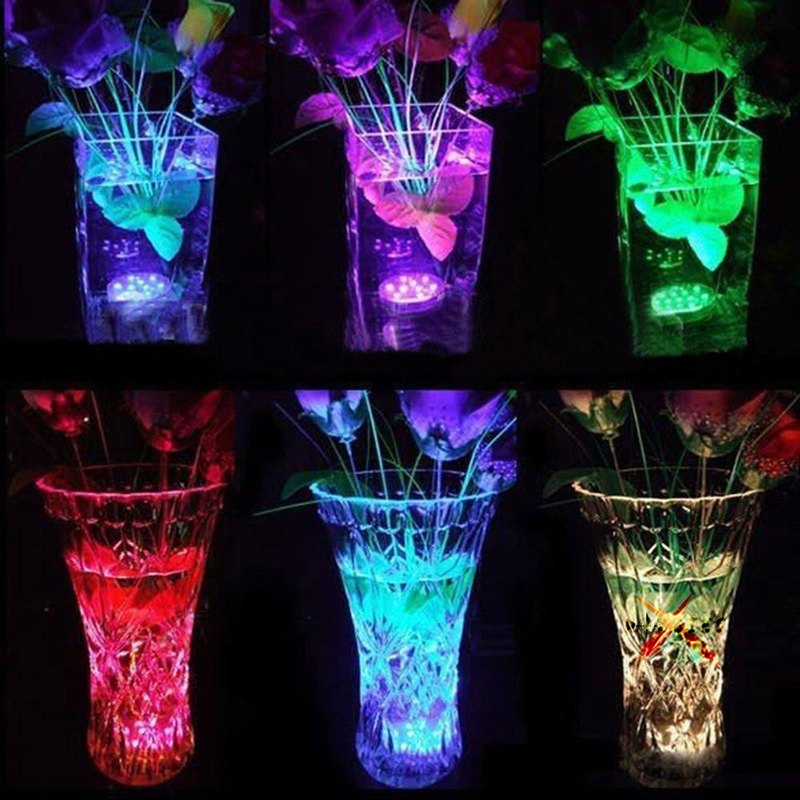 Luz Led RGB Sumergible con Control