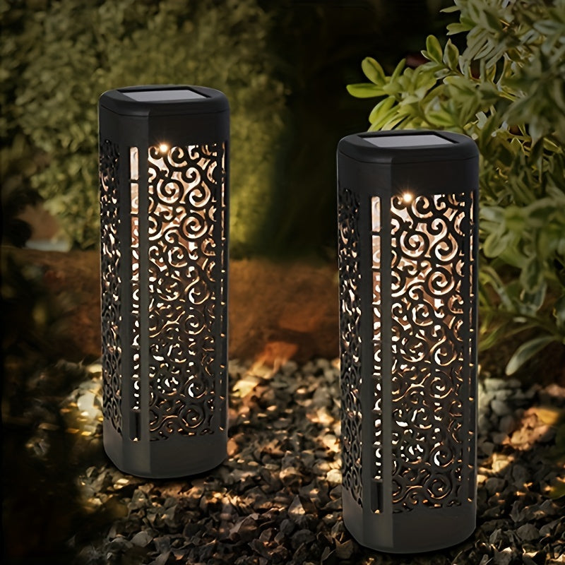 4/8 piezas de lámpara solar para jardín, luz solar para exteriores, luces LED automáticas decorativas para Navidad y Halloween, ideal para patio, jardín, césped, camino, calle y decoración de fiestas