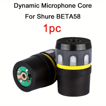 Núcleo de Micrófono Dinámico para Shure BETA58, Cartucho de Micrófono Dinámico Unidireccional con Cable de Reemplazo, Cabezal de Captación de Sonido para Estudio y Grabaciones En Vivo