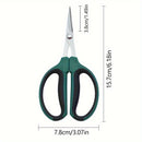 1pc Tijeras de Jardinería de Acero Inoxidable - Tijeras Profesionales para Recortar y Recoger Frutas, Tijeras de Poda para Jardinería Interior y Cuidado de Plantas