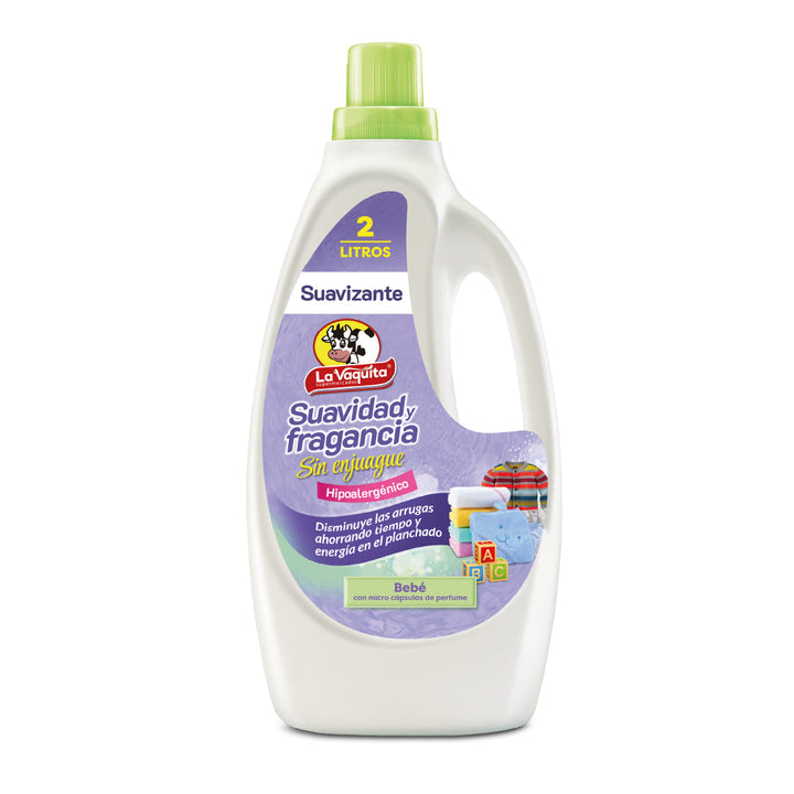 Suavizante Libre Enjuague La Vaquita Micro Cápsula-Bebé 2000mL