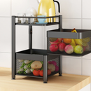Organizador de Cocina con Estantes Cuadrado.