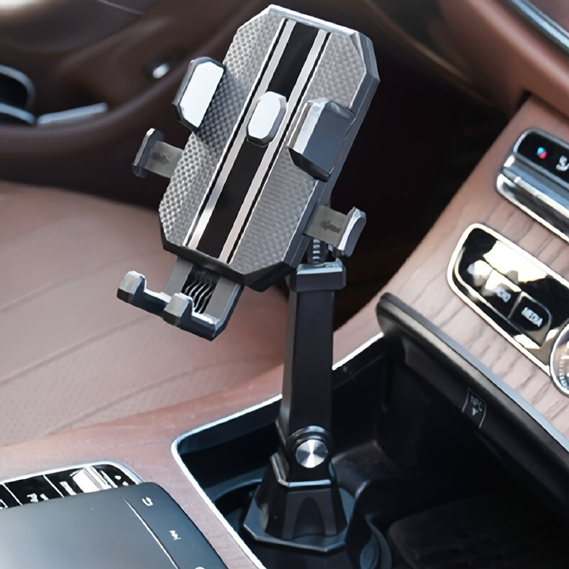 Portavasos ajustable para automóvil Soporte para teléfono celular Soporte universal para vasos de agua para automóvil Soporte para teléfono celular móvil, para Iphone 13