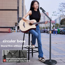 Soporte de Micrófono de Aluminio Versátil - Conector XLR, Diseño de Suelo a Techo para Transmisiones en Vivo y Actuaciones en Escenario
