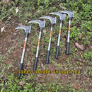 Guadaña Profesional de Jardinería de Acero Aleado - Corte Manual de Césped, Ramas y Malezas - Mango Largo (57 cm/22.4 pulgadas) para Jardinería, Agricultura y Paisajismo - Herramienta Agrícola Duradera sin Electricidad, Diseño Ergonómico, Equipo de Granj