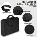 Estuche de transporte para equipo DJ negro para Pioneer DDJ400 SR2 SX 800 FLX46 1000 XDJRX3Z RR, hecho de acetato de etileno vinilo (EVA)