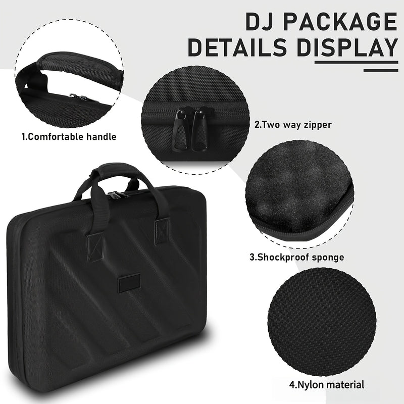Estuche de transporte para equipo DJ negro para Pioneer DDJ400 SR2 SX 800 FLX46 1000 XDJRX3Z RR, hecho de acetato de etileno vinilo (EVA)