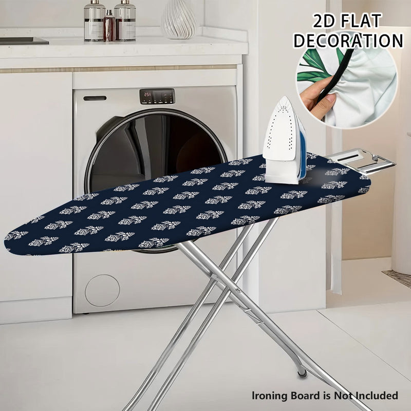 Fundas para Tabla de Planchar Resistente con Relleno Completo y Bordes Elásticos - Accesorio Decorativo Lavable a Máquina Tamaño Estándar (Tabla No Incluida), Funda Moderna, Textura Suave, Duradera, Diseño 2D Plano