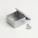 1590LB Caja De Efectos De Guitarra Pedal Caja De Aluminio Fundido A Presión De Metal 1.99 "X 1.99" X 1.22 "Pulgadas 50.5mm X 50.5mm X 31mm Tamaño De La Carcasa Caja De Aluminio Lisa Con Pies De Goma