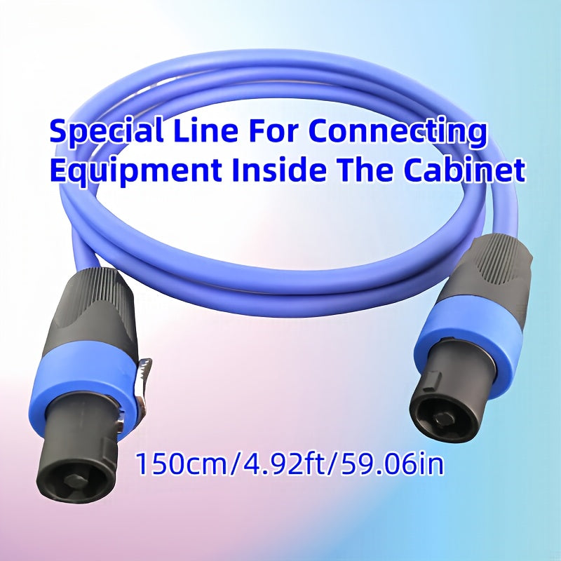 Accesorios de Audio DIY 2*1.5 Metro Cuadrado Cable de Conexión de Cobre Libre de Oxígeno, Conexión Profesional de Equipo de Conexión de Cabeza de Cuatro Núcleos Ohm en Gabinete
