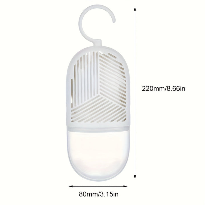 3, 8 o 10 piezas de caja absorbente de humedad portátil, solución reutilizable para armario, sótano, baño y dormitorio | No requiere electricidad | Sin pilas incluidas