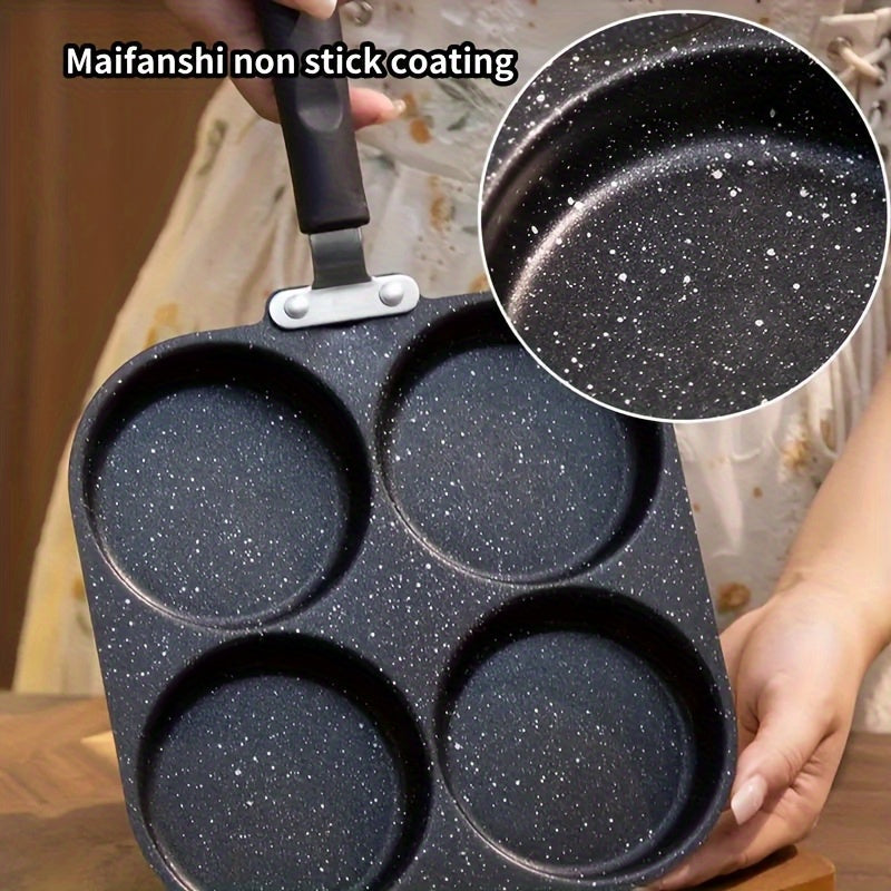 1 Sartén Antiadherente de Hierro Fundido para Tortillas y Hamburguesas, Apta para Estufas de Gas y Eléctricas, Diseño Multibrinco, Herramienta de Cocina Ideal para Desayunos, Olla de Cocinar con Estilo Moderno Elegante