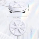 Mini Lavadora de Tecnología Soundwave - Lavadora Portátil Compacta con Limpieza Turbo, Máquina de Lavado USB para Dormitorio, Apartamento, Viajes y Hogar - Lavado Rápido para Prendas Delicadas, Ropa Interior y Cargas Pequeñas - Sin Batería Necesaria, Ese