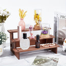Estante de escalera retro - 2/3/4/5 niveles, madera sólida, estilo vintage, organizador de múltiples capas para joyas, perfumes y decoración del hogar, accesorio para la parte superior del tocador, decoración vintage | Estilo retro | Construcción de made