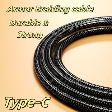 【Nuevo producto de moda】Cable de carga rápida USB-C con diseño moderno y trenzado en nailon resistente, compatible con for Samsung S23, S22, S21, One Plus, Xiaomi y otros dispositivos - Transmisión de datos incluida (100.58cm/149.35cm/201.17cm)