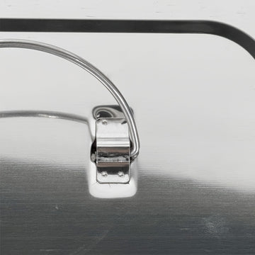 Caixa de desinfección de acero inoxidable, bandeja para herramientas, dos opciones sin agujeros y con orificios de ventilación, resistente a la corrosión, ideal para almacenar herramientas de uñas, tatuajes, instrumentos dentales, etc