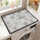 1pc Cubierta Antipolvo para Lavadora con Estampado de Mandala Colorido 50x60cm Alfombrilla de Almacenamiento Antideslizante