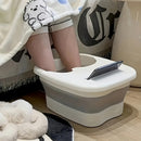 Baño de pies plegable de Puerto Rico, plástico resistente, diseño portátil para uso en casa y dormitorio, ahorro de espacio, no requiere electricidad, incluye accesorios, sin alcohol, ideal para relajación y descanso, solución para sumergir los pies | Ba