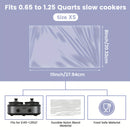 30/20/10 piezas de fundas para cocineros lentos 8"x11" - Fáciles de limpiar, duraderas y resistentes al calor para la cocina de Navidad, Acción de Gracias, Pascua, Día de la Madre y Día del Padre, esenciales para la cocina de vacaciones, vajilla decorati