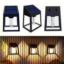 2 o 4 luces solares LED para pared elegantes, modo de iluminación, lámpara exterior para villa, jardín o patio, luz nocturna ahorradora de energía