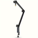 Micrófono de brazo con soporte de escritorio, soporte de micrófono Elegance con gestión de cables, rotación de 360°, ajustable y plegable, podcast, juegos, radio y estudio, resistente y universal, para Blue Yeti FIFINE HyperX QuadCast AT2020 Shure y otro