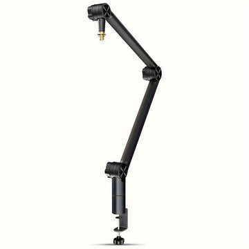Micrófono de brazo con soporte de escritorio, soporte de micrófono Elegance con gestión de cables, rotación de 360°, ajustable y plegable, podcast, juegos, radio y estudio, resistente y universal, para Blue Yeti FIFINE HyperX QuadCast AT2020 Shure y otro