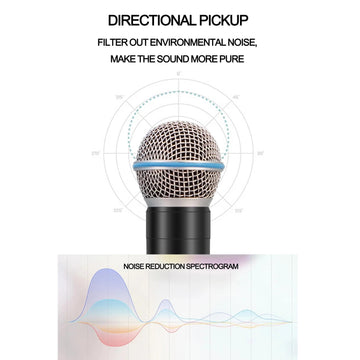 Micrófono inalámbrico GLXD4, sistema profesional de karaoke de mano de 4 canales para karaoke en casa, reuniones, fiestas, DJS, bodas, configuraciones familiares de KTV
