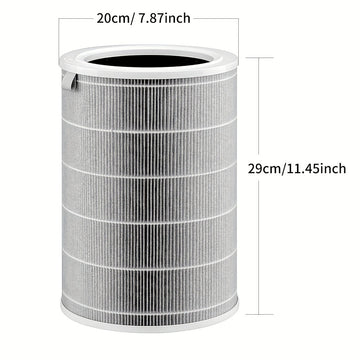 1 Unidad, Filtro De Repuesto Hepa Xiaomi Air Purifier M8R-Flh, Carbón Activado De Tres Capas, Compatible Con Xiaomi Air Purifier 3C 3H 3, 2C 2H 2S, Pro