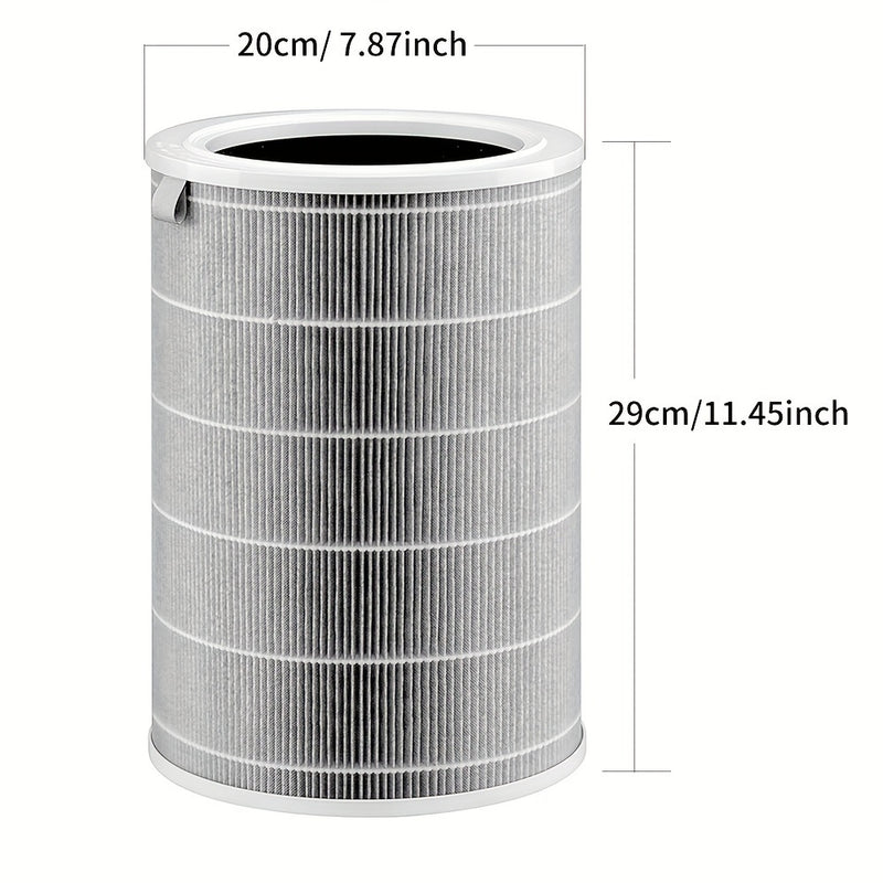 1 Unidad, Filtro De Repuesto Hepa Xiaomi Air Purifier M8R-Flh, Carbón Activado De Tres Capas, Compatible Con Xiaomi Air Purifier 3C 3H 3, 2C 2H 2S, Pro
