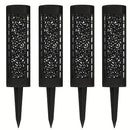 4/8 piezas de lámpara solar para jardín, luz solar para exteriores, luces LED automáticas decorativas para Navidad y Halloween, ideal para patio, jardín, césped, camino, calle y decoración de fiestas