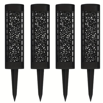 4/8 piezas de lámpara solar para jardín, luz solar para exteriores, luces LED automáticas decorativas para Navidad y Halloween, ideal para patio, jardín, césped, camino, calle y decoración de fiestas