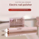 Fregadero eléctrico para uñas, kit de manicura portátil mini con 2 velocidades, cargador USB, incluye 5 piezas de acero para uñas, adecuado para uso en salones de belleza en casa.