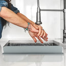 1 ud., Protector de Salpicaduras para Fregadero de Silicona que Se Coloca Detrás del Lavabo, Accesorio de Cocina