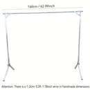 Perchero de Acero Inoxidable Independiente - Colgador Plegable con Altura Ajustable y Ruedas Bloqueables, Estante Resistente para Lavandería en Interiores y Balcón, Secado de Ropa