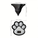 4 piezas de luces LED solares para patas de perro Shenzhi Tech – Iluminación decorativa para jardín, patio y césped con sensor inteligente, resistente al clima y fácil instalación, LEDs cálidos, diseño adorable de huella para amantes de mascotas, regalos