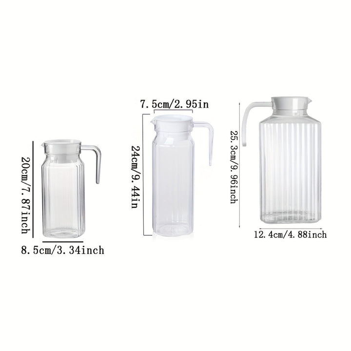 Jarra de Agua Fría Versátil - Resistente al Calor, Duradera con Diseño de Vertido Fácil para Cocina y Comedor
