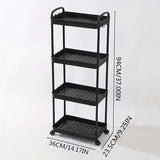 1pc Carrito de Almacenamiento Rodante MIAOCAI Negro/Beige - Organizador Multiusos de 3 Niveles con Ruedas para Movilidad Fácil - Perfecto para Artículos de Baño, Cocina, Sala de Estar - Almacena Libros, Cosméticos, Artículos de Aseo, Toallas, Estante de