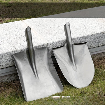 [1pc Pala de jardín de alta resistencia] Pala de jardín de alta resistencia, pala de metal duradera, herramienta para cavar y voltear tierra al aire libre, pala de mano para jardinería y agricultura con operación manual, no requiere electricidad