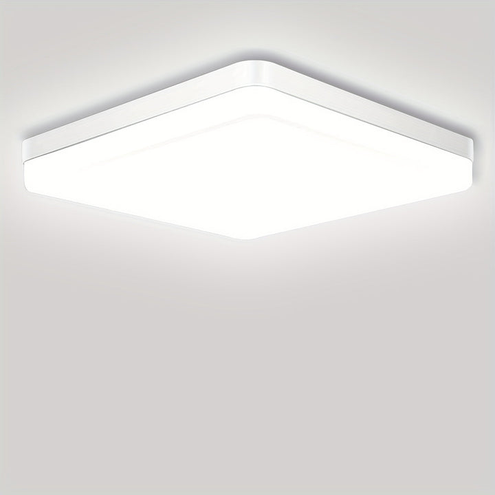 1pc Luz de Techo LED, 36W 3240lm 4000K 22.86cm Iluminación Empotrada Cuadrada para Cocina, Dormitorio, Sala, Armario, Blanco Neutro