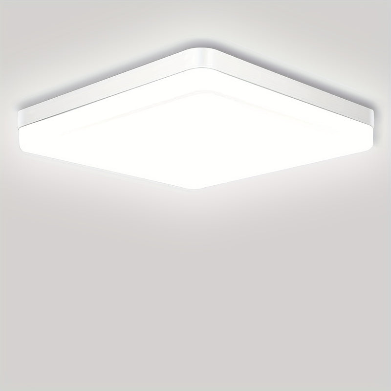 1pc Luz de Techo LED, 36W 3240lm 4000K 22.86cm Iluminación Empotrada Cuadrada para Cocina, Dormitorio, Sala, Armario, Blanco Neutro