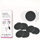 60 piezas de almohadillas desbastadoras para pies, eliminador de callos, exfoliante de piel muerta, plástico sin paba, no necesita electricidad ni batería, herramientas de pedicura para piel suave.