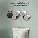 1pc Soporte de papel higiénico con forma de oruga, papel higiénico independiente con animales cómicos, almacenamiento de decoración de arte de baño Rollos de papel higiénico, suministros sanitarios