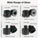 Conectores Roscados para Soportes de Micrófono en - Adaptadores de Tornillo de 4 piezas: Hembra de 5/8" a Macho de 3/8", Hembra de 3/8" a Macho de 5/8", Hembra de 5/8" a Macho de 1/4", Hembra de 1/4" a Macho de 5/8" para Brazos de Micrófono, Trípodes de