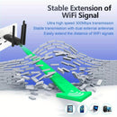 Repetidor inalámbrico USB WiFi de 300 Mbps, amplificador de señal WiFi 2.4G, extensor de red doméstica, amplificador de señal, extensor de red de largo alcance.