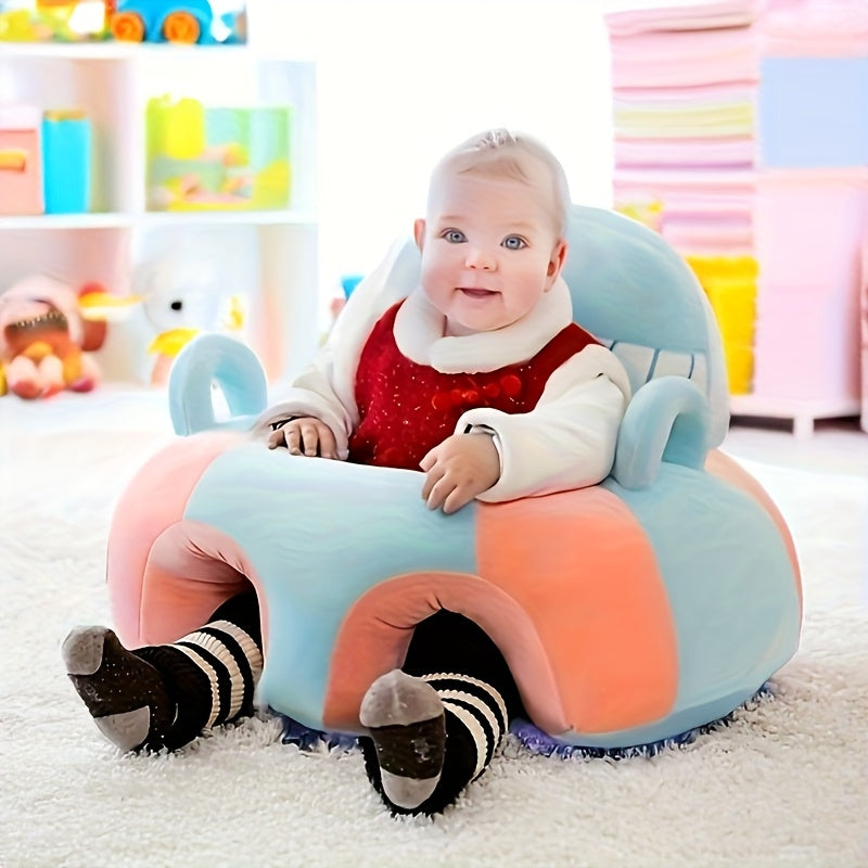 Cojín en forma de animal para que el bebé aprenda a sentarse - sofá infantil con respaldo, silla cojín - ideal para bebés de 3 a 12 meses, regalo perfecto para Navidad y otras festividades