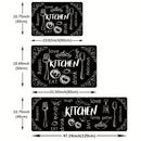 1pc Alfombra Antifatiga para Cocina, Alfombra Acolchada Antideslizante Gruesa, Tapete Corredor, Alfombrillas de Confort para Estar de Pie Resistentes, Alfombra para Pasillo y Lavandería