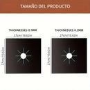 Conjunto de 6 Alfombrillas de Protección para Estufa de Gas 26.92cm x 26.92cm, Reutilizables, Estables a Altas Temperaturas, Seguras y No Tóxicas, Antiadherentes, Fáciles de Limpiar, Accesorios de Cocina
