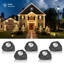 1 pieza de luz de piedra de jardín LED alimentada por energía solar - Iluminación cálida/blanca, resistente a la corrosión, con carcasa de acrilonitrilo butadieno estireno, montaje semienterrado para exteriores, parques, villas y decoración de césped nav